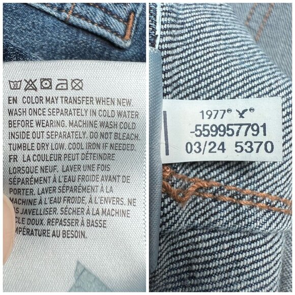 American Eagle Stovepipe Jeans High Rise Stretch Denim Blue Size 8 - Picture 4 of 9